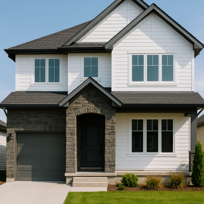 Modern two-story home representing MLS listings in London, Ontario